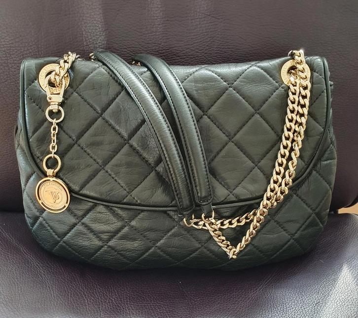 Tov Essentials zwart lederen crossbody tas € 250,00., Sieraden, Tassen en Uiterlijk, Tassen | Damestassen, Zo goed als nieuw, Schoudertasje