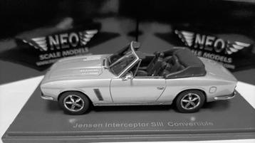 Jensen Interceptor SIII Convertible silver (1:43, Neo) beschikbaar voor biedingen