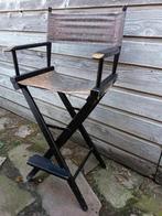 regisseursstoel, Ophalen, Gebruikt, Zwart, Hout