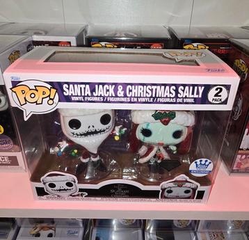 Funko Pop! 2pack Santa Jack & Christmas Sally (TNBC) Diamond beschikbaar voor biedingen