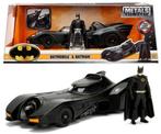 Batmobiel en Batman Figuur Batman 1989 Jada 1:24, Ophalen of Verzenden, Nieuw, Auto, Jada