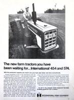 4 oude advertenties reclames tractor werkmachine 1968-2000, Verzenden, Gebruikt, Overige typen