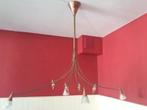 Hanglamp Laaiende Luchter, Pieter Spruyt Maastricht, Huis en Inrichting, Lampen | Hanglampen, Ophalen, Gebruikt, Glas, 75 cm of meer