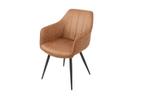 Eetkamerstoel Molena Cognac, Overige kleuren, Nieuw, Ophalen of Verzenden, X