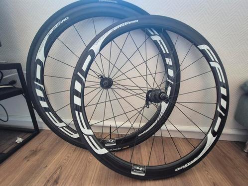 FFWD F4R Carbon Wielset – Tubular – DT Swiss 240s naven, Fietsen en Brommers, Fietsonderdelen, Gebruikt, Racefiets, Wiel, Ophalen