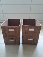 4 opbergmanden 31x22x14,5cm, Ophalen, Gebruikt, Rond