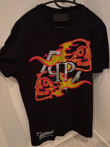Philipp Plein shirt maat M kleur Zwart met glitters! beschikbaar voor biedingen