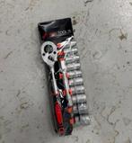 Nieuwe doppenset ratelset 12 delig 1/2, Auto diversen, Autogereedschap, Ophalen of Verzenden, Nieuw