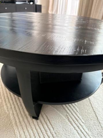 Mangohout salon tafel 90cm