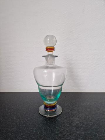 Vintage design karaf annex vaas memphis kleurrijk beschikbaar voor biedingen