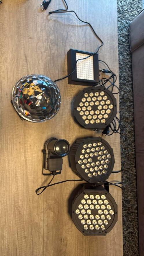 Set feestverlichting, Muziek en Instrumenten, Licht en Laser, Zo goed als nieuw, Licht, Ophalen of Verzenden