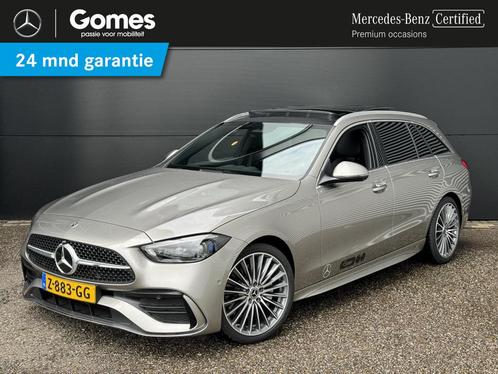 Mercedes-Benz C-klasse Estate 180 AMG Line | Premium | Panor, Auto's, Mercedes-Benz, Bedrijf, Te koop, C-Klasse, 360° camera, ABS