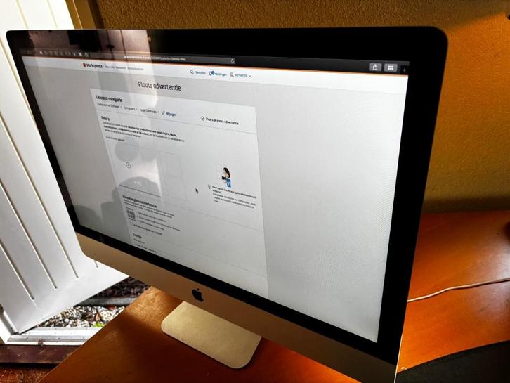 Goed werkende iMac 27-inch - late 2013, Computers en Software, Apple Desktops, Gebruikt, iMac, HDD, 3 tot 4 Ghz, 16 GB, Ophalen