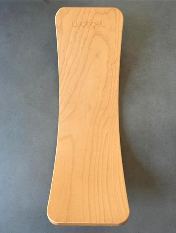 Wobbel Pro plank blank gelakt met vilt, muisgrijs beschikbaar voor biedingen