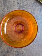 Vintage oranje schaal te koop, Ophalen of Verzenden