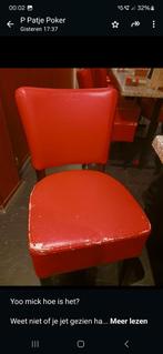 Rode goed zittende stoellen te koop 80 stuks, Antiek en Kunst, Antiek | Meubels | Stoelen en Banken, Ophalen
