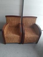 2 kleine rotan stoeltjes. Voor kinderen. Gratis ophalen!!, Huis en Inrichting, Stoelen, Ophalen, Riet of Rotan, Gebruikt, Twee