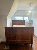 antieke twijfelaar hout prinses of ridderbed logeerbed, Huis en Inrichting, Slaapkamer | Bedden, Ophalen, Gebruikt, Hout, Overige maten