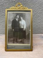 Antiek Gouden Fotolijs Foto guirlande jaren 30 messing, Antiek en Kunst, Antiek | Woonaccessoires, Ophalen of Verzenden