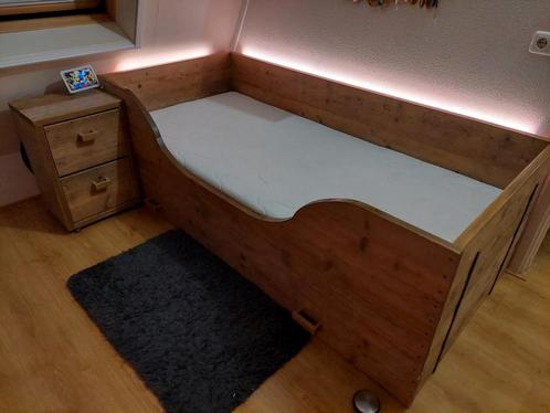 Steigerhouten slaapkamer set voor een kind van 3 t/m 18 jaar, Huis en Inrichting, Slaapkamer | Complete slaapkamers, Zo goed als nieuw