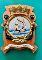 Wapenschild de TIJGERHAAI “pugnam sperate parati”, Ophalen of Verzenden, Marine, Nederland, Embleem of Badge