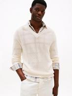 Tommy hilfiger gebreide v hals trui nieuw, Wit, Tommy Hilfiger, Ophalen of Verzenden, Maat 56/58 (XL)