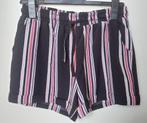 (KB05) Korte broek, zwart/rood gestreept - Casual Ladies, L, Maat 38/40 (M), Kort, Zwart, Casual Ladies