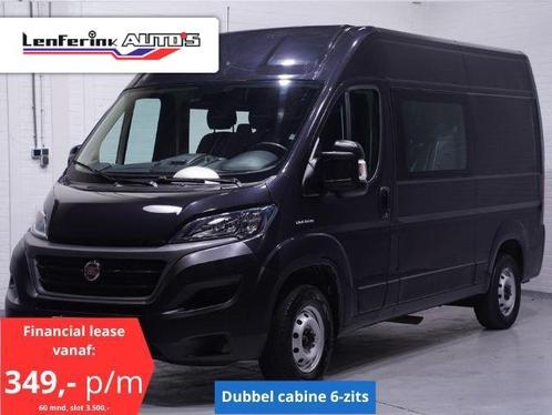 Fiat Ducato 2.3 MultiJet 120 pk Dubbel Cabine L2H2 Navi Came, Auto's, Bestelauto's, Bedrijf, Te koop, ABS, Achteruitrijcamera