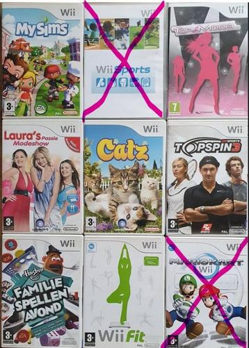 Wii spellen beschikbaar voor biedingen
