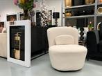 Luxe Teddy Draaifauteuil Quinty Wit - NIEUW - UNIEK