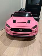 Roze Ford Mustang Accu Kinderauto met Afstandsbediening, Ophalen of Verzenden, Zo goed als nieuw
