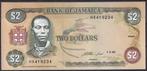 Jamaica 2 dollar 1993, Postzegels en Munten, Bankbiljetten | Amerika, Verzenden, Midden-Amerika, Los biljet