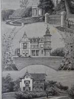 litho Wildhoef, Kennemerheuvel, Duinouwe, Bloemendaal 1890, Antiek en Kunst, Verzenden
