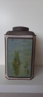 Vintage 8-hoekig winkelblik zeilboot • industrieel, Antiek en Kunst, Ophalen of Verzenden
