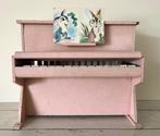 Vintage roze houten kinderpiano speelgoed piano color JRAAS, Ophalen of Verzenden