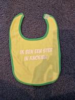 Zelfgemaakt slabbetje met tekst, Ophalen of Verzenden, Nieuw, Kraamcadeau