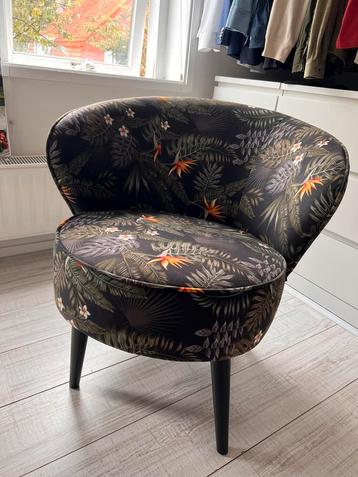 Woood Bo fauteuil velvet zo goed als nieuw! beschikbaar voor biedingen