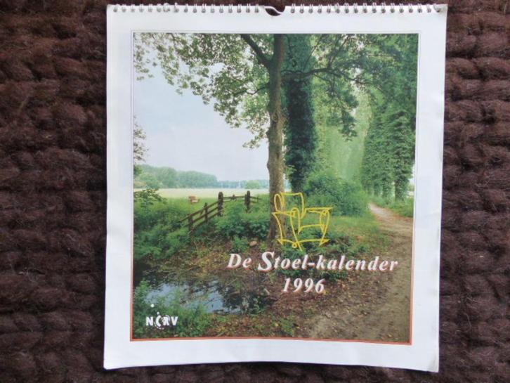 Kalender de stoel 1996, Diversen, Kalenders, Gebruikt, Maandkalender, Ophalen of Verzenden