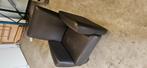 Fauteuils donker bruin leer, Huis en Inrichting, Fauteuils, Ophalen of Verzenden, Gebruikt, 75 tot 100 cm, Leer