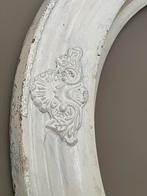 Brocante  Ovale Spiegel/Fotolijst van Hout, Huis en Inrichting, Woonaccessoires | Lijsten, Ophalen, Gebruikt, 100 tot 125 cm, 75 cm of meer