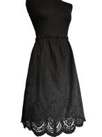 Vintage zwart katoenen rok, Kleding | Dames, Rokken, Ophalen of Verzenden, Zo goed als nieuw, Maat 38/40 (M), Zwart