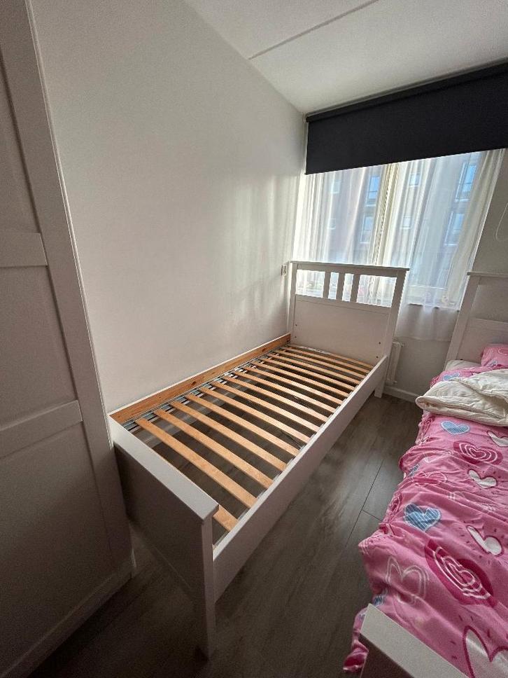IKEA Hemnes bedframe, Huis en Inrichting, Slaapkamer | Bedden, Zo goed als nieuw, Eenpersoons, 100 cm, 210 cm, Hout, Wit, Ophalen