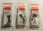 Drie originele Bernina naaivoetjes, Hobby en Vrije tijd, Naaimachines en Toebehoren, Ophalen of Verzenden, Nieuw, Naaimachine