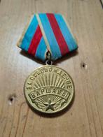 WW2 Medaille Soviet CCCP Voor de bevrijding van Warschau, Ophalen of Verzenden, Landmacht, Overige gebieden, Embleem of Badge