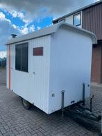 Keurige schaftkeet/ pipowagen snelverkeer, Doe-het-zelf en Verbouw, Bouwketen en Schaftketen, Ophalen, Gebruikt
