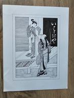 Collectie pentekeningen C. De Gruiter, Antiek en Kunst, Ophalen of Verzenden