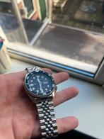 Seiko skx007 zo goed als NIEUW!, Seiko, Gebruikt, Staal, Polshorloge