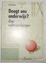 literatuur Deugt ons onderwijs, Ophalen of Verzenden, Nederland