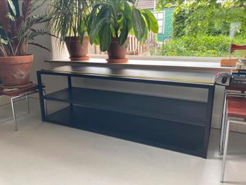 TV meubel zwart metaal WOOOD
