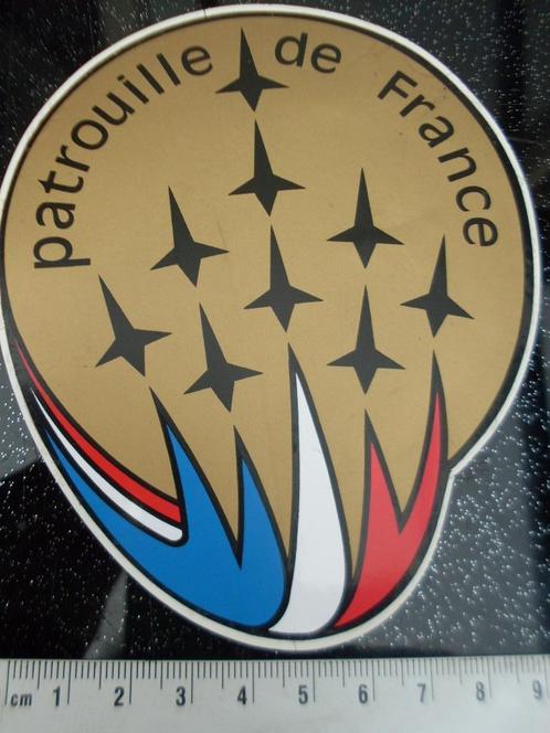 sticker patrouille de france logo leger luchtmacht frankrijk, Verzamelen, Stickers, Zo goed als nieuw, Bedrijf of Vereniging, Verzenden
